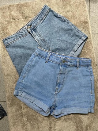 Pack 2 Pantalones Cortos Vaqueros