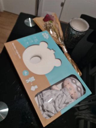 Set de Cojín y Peluche para Bebé