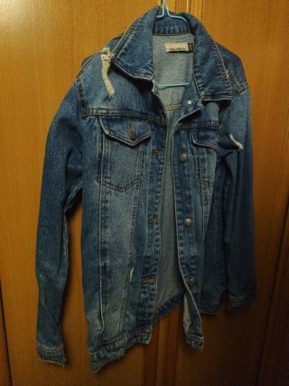 Chaqueta vaquera larga Inside