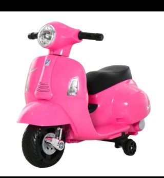Moto Eléctrica Infantil Vespa Rosa