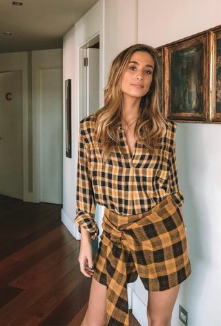 Camisa de cuadros Mango