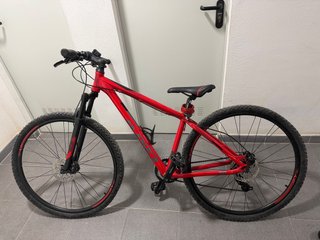Bicicleta de Montaña Roja Talla M
