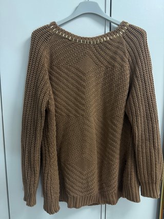 Jersey de punto marrón