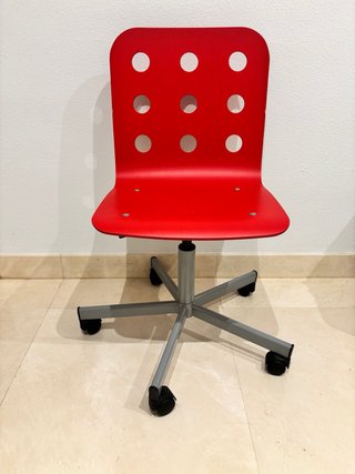 Silla de escritorio roja