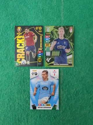 Lote cartas Bryan Zaragoza Adrenalyn XL