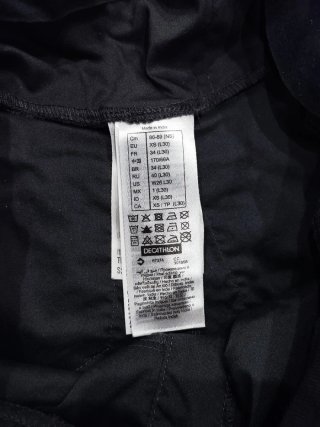 Pantalón Decathlon Negro Talla XS