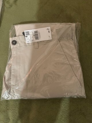 Pantalones Chino Mango Beige y Negro