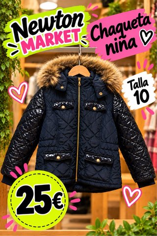 Abrigo de Niña Talla 10