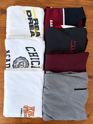 Lote de 7 sudaderas de hombre