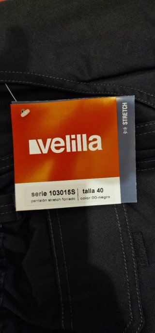 Pantalón de trabajo Velilla forrado talla 40