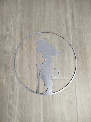 Decoración de Pared Son Goku en Chapa