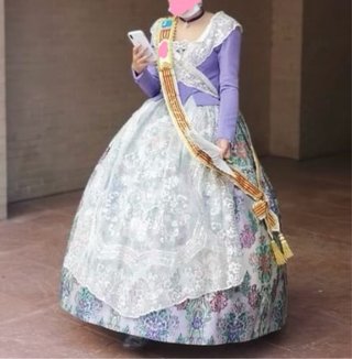 Traje de fallera completo