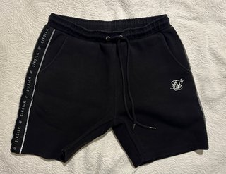 Pantalón corto chándal SIKSILK negro