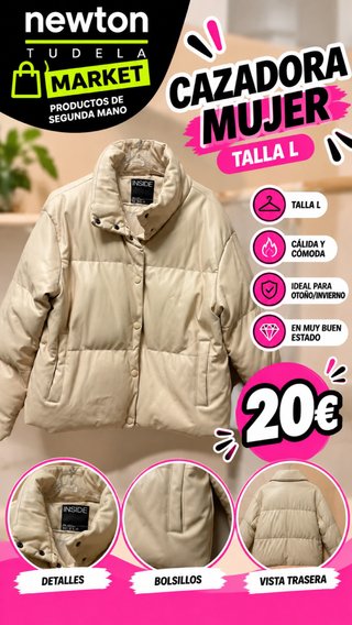 Cazadora Mujer Inside Beige Talla L