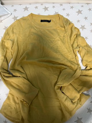 Jersey Cortefiel Amarillo Talla XL
