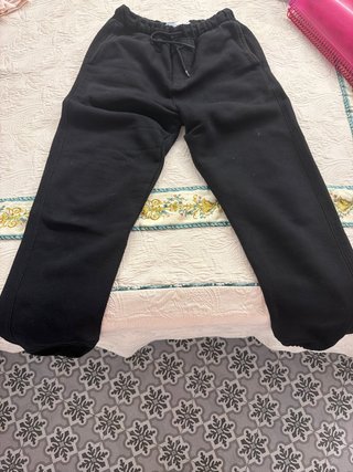 Pantalón Negro Bershka Talla S