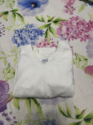 Sudadera Ancha Bershka Blanca