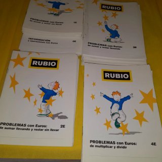 Lote de Cuadernos Rubio y Anaya Matemáticas