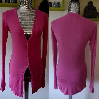 Cárdigan Rosa Stradivarius Talla S
