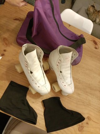 Patines de 4 Ruedas Blancos Talla 37
