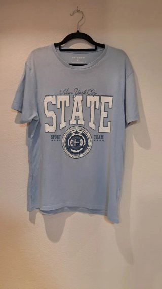 Camiseta Primark Azul Talla M