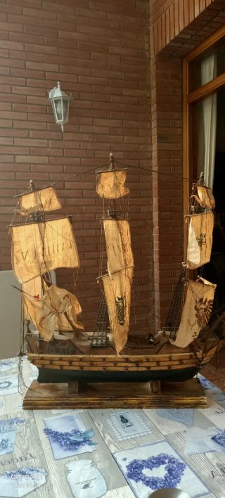Barco Decorativo Antiguo