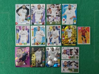 Lote de cartas de Dani Carvajal Real Madrid