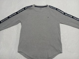 Sudadera Hollister Gris Talla XS
