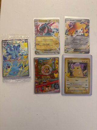 Set 5 Cartas Pokémon 30 Aniversario