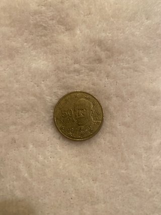 Moneda de 50 céntimos de euro