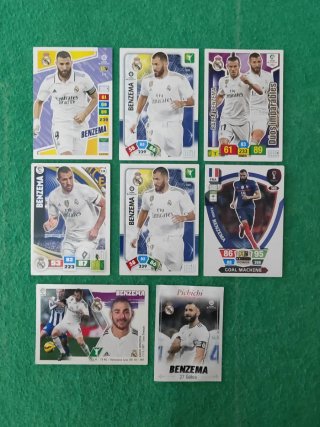 Lote de cartas de Karim Benzema Real Madrid