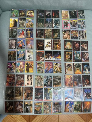 Lote de 81 cartas/cromos de Star Wars