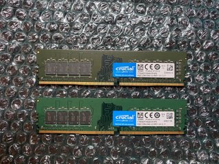 MEMORIAS RAM CRUCIAL 16GB DDR4 2400 MHz