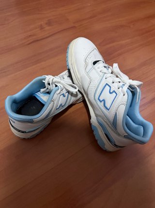 Zapatillas New Balance 550 Blancas y Azules