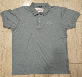 Polo Kappa Gris Jaspeado