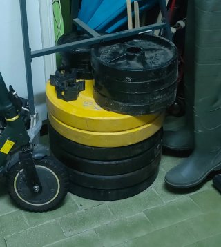 Set de Discos de Pesas y barras