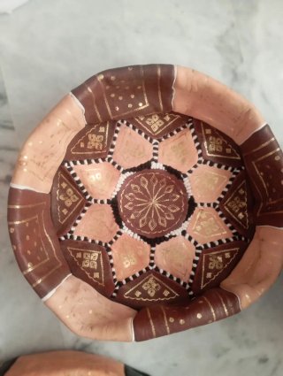 Puff Marroquí de Piel