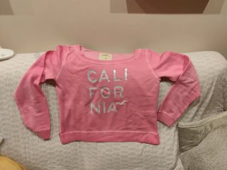 Sudadera Hollister Rosa Talla M
