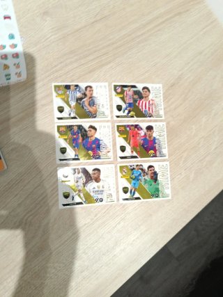 Lote de 6 Cromos Panini Prime