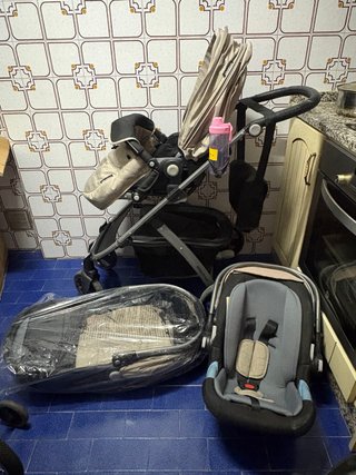Carro de bebé 3 piezas