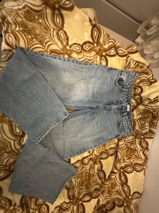 Pantalón vaquero azul Mango talla 38