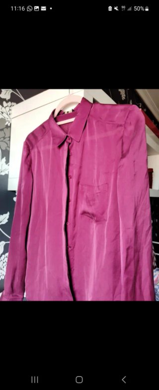 Camisa de seda Massimo Dutti