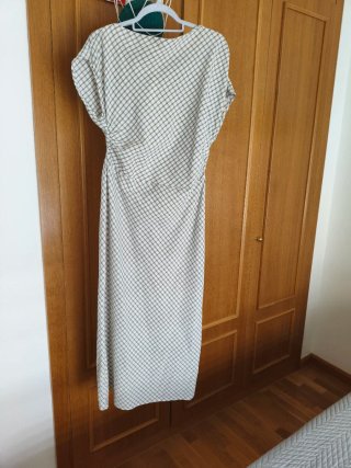 Vestido largo estampado