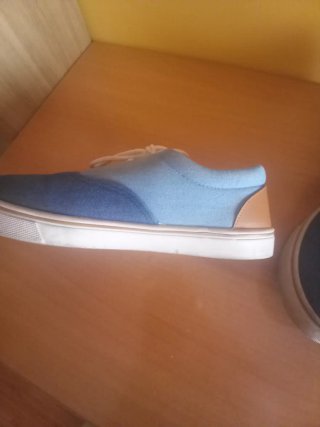 Zapatillas de vestir azules