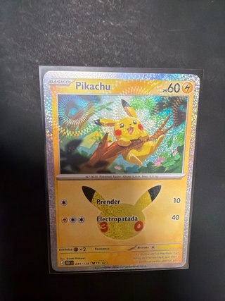 Carta Pokémon Pikachu 30 Aniversario 19/30