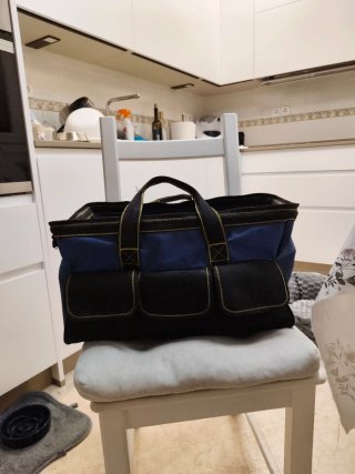 Bolsa de Herramientas Azul y Negra
