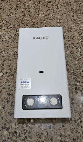 Calentador de Agua a Gas Kaltec Blanco