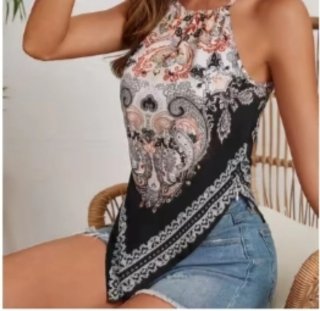 Blusa Estampada Talla L