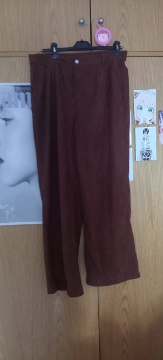 Pantalones de Pana Marrones Talla L