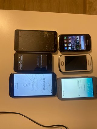 Lote de 6 Teléfonos Móviles